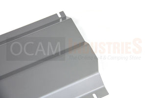 OCAM Steel Bash Plates For Mitsubishi Challenger PB PC 2009-15, Steel 4mm Silver