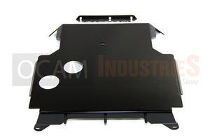 OCAM Steel Bash Plates For Nissan Navara D22 - 4mm Steel Black
