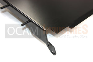 OCAM Steel Bash Plates For Nissan Navara D22 - 4mm Steel Black