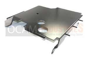OCAM Steel Bash Plates For Nissan Navara D22 - 4mm Steel Silver