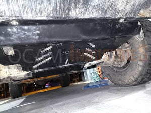 OCAM Steel Bash Plates For Nissan Navara D40 2005-12 4mm Black (430 x 460mm)