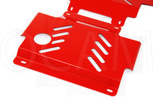 Load image into Gallery viewer, OCAM Steel Bash Plates For Nissan Navara D40 2005-12 4mm Red (430 x 460mm)
