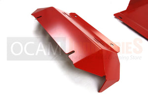OCAM Steel Bash Plate For Toyota Fortuner 2015-Current 4mm - Steel Red