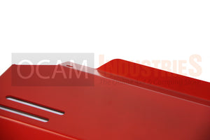 OCAM Steel Bash Plate For Toyota Fortuner 2015-Current 4mm - Steel Red 1 Piece