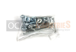 OCAM Steel Bash Plates For Toyota Land Cruiser 80 Series - 4mm Steel Silver