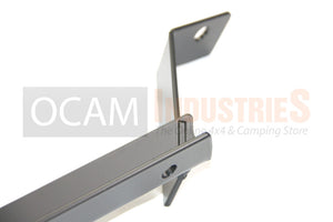 OCAM Steel Bash Plates For Toyota Land Cruiser 80 Series - 4mm Steel Silver