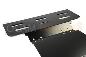 OCAM Steel Bash Plates for Nissan Navara NP300 07/2015-02/2021, 4mm BLACK