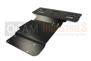 OCAM Steel Bash Plates for Nissan Navara NP300 07/2015-02/2021, 4mm BLACK
