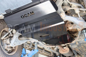 OCAM 3-pce Steel Bash Plates For Toyota Prado 150 Series 2009-Current 4mm Black