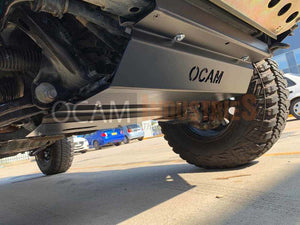 OCAM Steel Bash Plates For Toyota Prado 150 Series 2009-Current 4mm Silver
