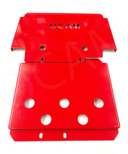 Load image into Gallery viewer, OCAM Steel Bash Plates for Ford Ranger PX PXMKII PXMKIII 2011-06/2022, 4mm Steel Red (2nd style)

