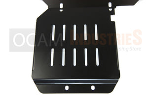 OCAM Steel Bash Plates for Ford Ranger PX PXMKII PXMKIII 2011-06/2022, 4mm Steel Red
