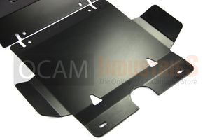 OCAM Steel Bash Plates For Toyota Hilux N70 SR SR5 2005-15 4mm, Black