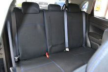 Load image into Gallery viewer, 3rd Row Wetseat Tailored Neoprene Seat Covers for Toyota Prado 120 Series 03/2003-10/2009, Mid Grey With Black Stitching, Grande &amp; VX-Electric Seats
