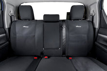 Load image into Gallery viewer, 3rd Row Tailored Wetseat Neoprene Seat &amp; Headrest Covers for Nissan Patrol Y62, (ST-L, Ti) 12/2012-Current, Black With Blue Stitching
