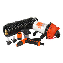 Load image into Gallery viewer, SEAFLO 51 Series Washdown Pump Kit with 6mtr Coiled Hose SFWP1-050-070-51X
