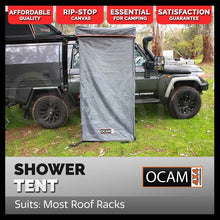 Load image into Gallery viewer, Camping Instant Shower Awning Tent Room, With LED Light, 420D Oxford
