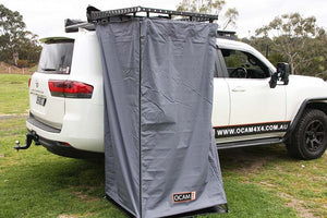 Camping Instant Shower Awning Tent Room, With LED Light, 280GSM Poly/Cotton, Quick Release