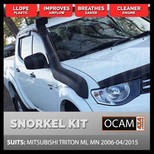 Load image into Gallery viewer, Snorkel Kit for MITSUBISHI TRITON ML MN 2006-04/2015 *Overflow bottle supplied* 4X4 4WD
