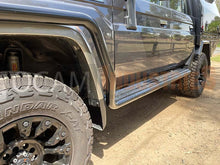Load image into Gallery viewer, OCAM Heavy Duty Steel Side Steps for Toyota Landcruiser 79 Series, Dual Cab, 2012-Current
