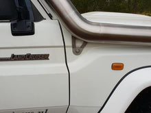 Load image into Gallery viewer, 4" Stainless Steel Snorkel Brushed To Suit V8 79/78/76 Landcruiser
