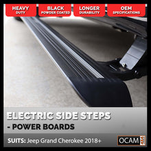Load image into Gallery viewer, OCAM Power Boards Electric Side Steps for Jeep Grand Cherokee 2018-22
