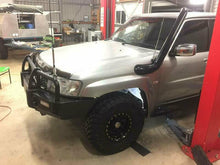 Load image into Gallery viewer, 4" Powdercoat Stainless Steel Snorkel Satin Black To Suit Nissan GU Patrol 2.8L, 3.0L, 4.2L (Copy)

