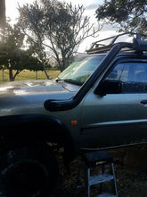 Load image into Gallery viewer, 4" Powdercoat Stainless Steel Snorkel Satin Black To Suit Nissan GU Patrol 2.8L, 3.0L, 4.2L (Copy)
