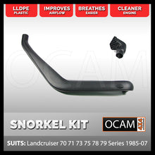 Load image into Gallery viewer, Snorkel Kit for TOYOTA LANDCRUISER 71, 73, 75, 78 &amp; 79 Series 01/1985-03/2007 4X4 4WD
