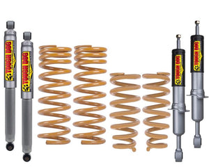 Tough Dog Lift Kit for Ford Everest UA1 2015-08/2018 Front:No Bullbar/Alloy Bullbar, Shocks: 41mm Foam Cell, Unassembled, Rear:Medium 300Kgs+ Constant