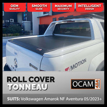 Load image into Gallery viewer, Retractable Tonneau Roll Cover For Volkswagen Amarok 05/2023+ NF Aventura, Dual Cab, Electric Roller Shutter, With Sailplane
