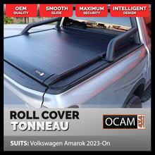 Load image into Gallery viewer, Retractable Electric Tonneau Cover Roller Shutter for Volkswagen Amarok 05/2023+ Dual Cab
