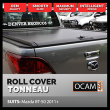 Load image into Gallery viewer, Retractable Manual Tonneau Cover Roller Shutter for Mazda BT-50, 11/2011-08/2020, Dual Cab, BT50

