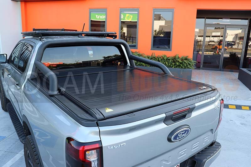 Retractable Manual Tonneau Cover Roller Shutter For Ford Ranger Next-G ...