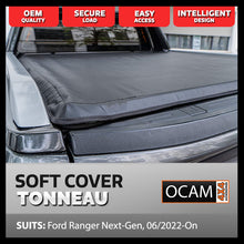Load image into Gallery viewer, Soft Tonneau Cover For Ford Ranger PX PXII PXIII 2011-22, Dual Cab

