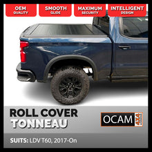 Load image into Gallery viewer, Retractable GEN2 Tonneau Manual Roll Cover For LDV-T60, 2017-Current, Dual Cab, Roller Shutter
