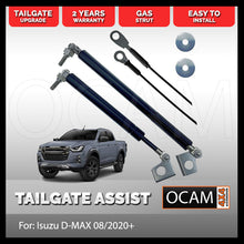 Load image into Gallery viewer, OCAM Tailgate Assist Strut Kit for Isuzu D-MAX 08/2020-Current, Easy-Up &amp; Slow-Down
