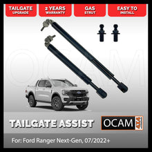 Load image into Gallery viewer, OCAM Tailgate Assist Strut Kit for Ford Ranger Next-Gen 07/2022+ Easy-Up &amp; Slow-Down
