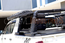 Load image into Gallery viewer, Aluminium Military Tub Rack, C-Type, with Cargo Storage Boxes, Suits Triton, D-MAX, BT-50, Ranger, NP300, X-Class, Hilux N80,
