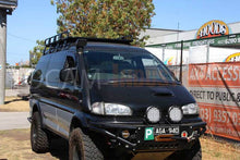 Load image into Gallery viewer, Aluminium Tradesman Roof Rack for Mitsubishi Delica Full Length Alloy, With 15cm Brackets
