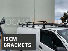 Load image into Gallery viewer, OCAM Aluminium Tradesman Roof Rack For Toyota Hiace 1988-18 Alloy 3300x1464mm

