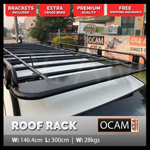 Load image into Gallery viewer, OCAM Aluminium Tradesman Roof Rack For Hyundai iLoad Alloy 3000x1464mm
