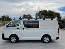 Load image into Gallery viewer, OCAM Aluminium Tradesman Roof Rack For Toyota Hiace 1988-18 Alloy 3000x1464mm-15cm brackets
