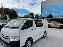 Load image into Gallery viewer, OCAM Aluminium Tradesman Roof Rack For Toyota Hiace 1988-18 Alloy 3000x1464mm-15cm brackets
