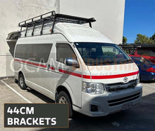 Load image into Gallery viewer, OCAM Aluminium Tradesman Roof Rack For Toyota Hiace 1988-18 Alloy 3000x1464mm- 44cm brackets
