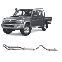 Load image into Gallery viewer, 3" Redback Extreme Duty Twin Exhaust System for Toyota Landcrusier 79 Series 11/2016-On, With Delete Pipe, DPF Back

