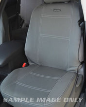 Load image into Gallery viewer, Front Row Wetseat Universal Neoprene Seat Covers for Ford Ranger PX 07/2011-07/2015, Super Cab, Dual Cab, Ute, Black With Black Stitching
