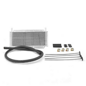 Universal Trans Oil Cooler Kit - 280 x 110 x 19mm (3/8" Hose Barb)