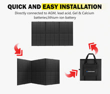 Load image into Gallery viewer, 12V 300W Folding Solar Panel Blanket Mat Complete Kit With Dual USB
