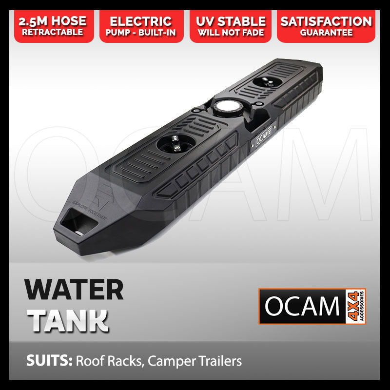 OCAM 30L Water Tank With Built-In Pump & Retractable Hose, Camper Trailers, Caravans, 4X4 4WD Truck